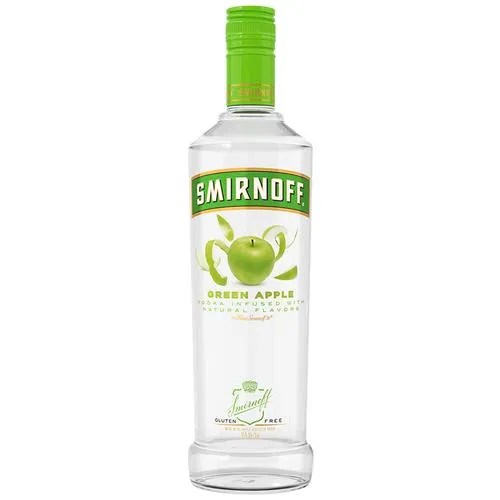 Smirnoff GREEN APPLE Triple Distilled Vodka DrinksBuff