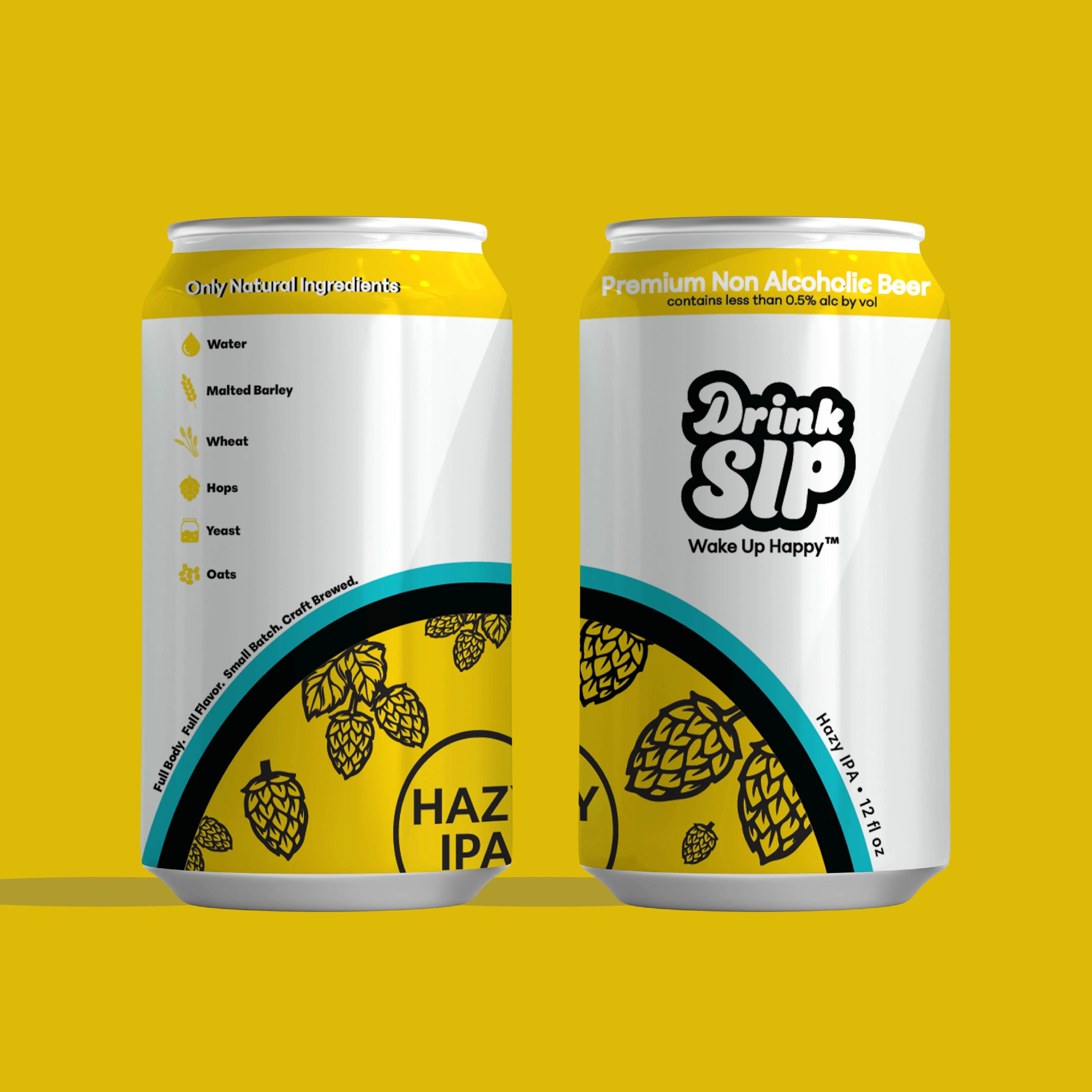 DrinkSip Nonalcoholic Beer Hazy IPA