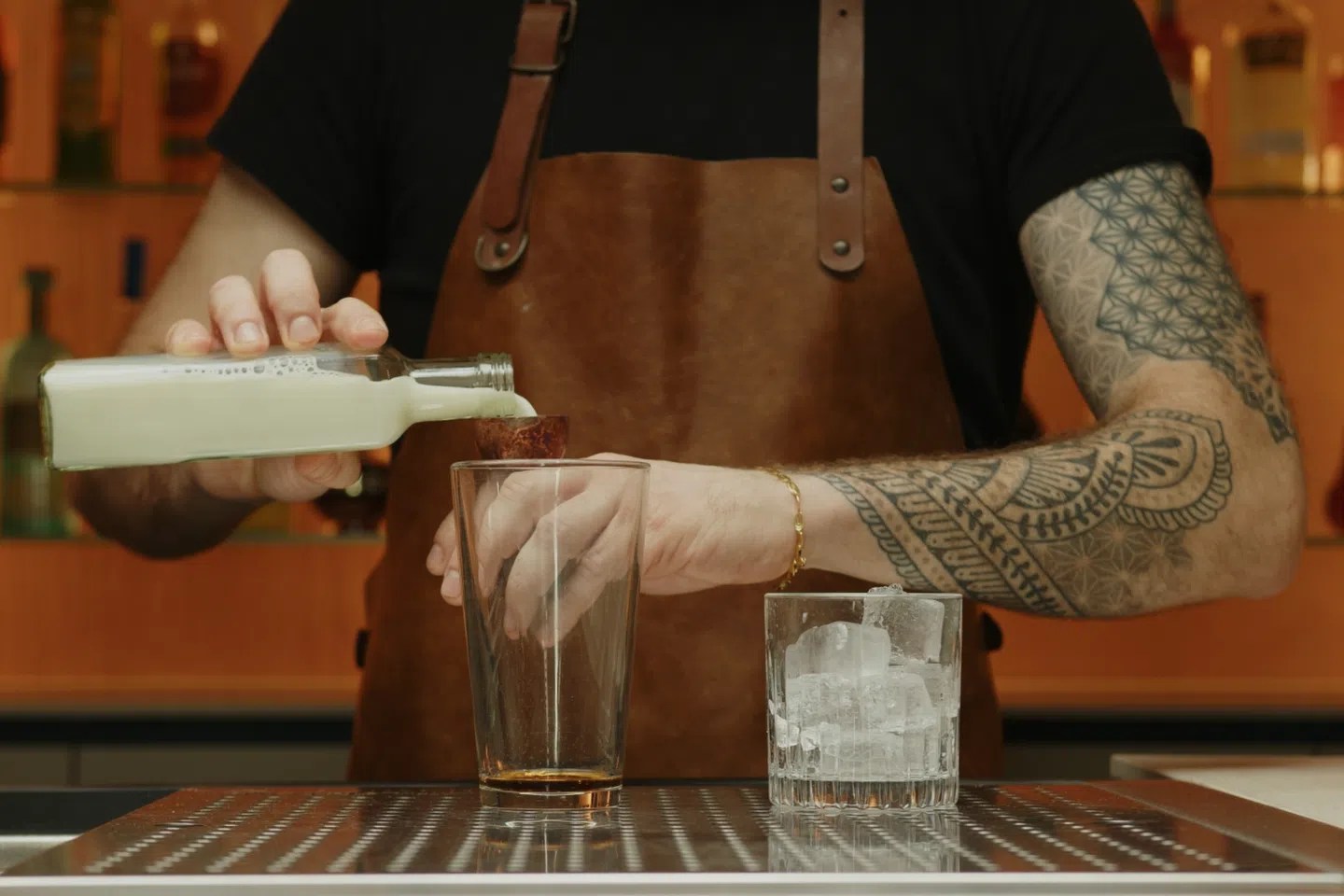 Bourbon Milk Punch Cocktail Recipe by DrinksWorld