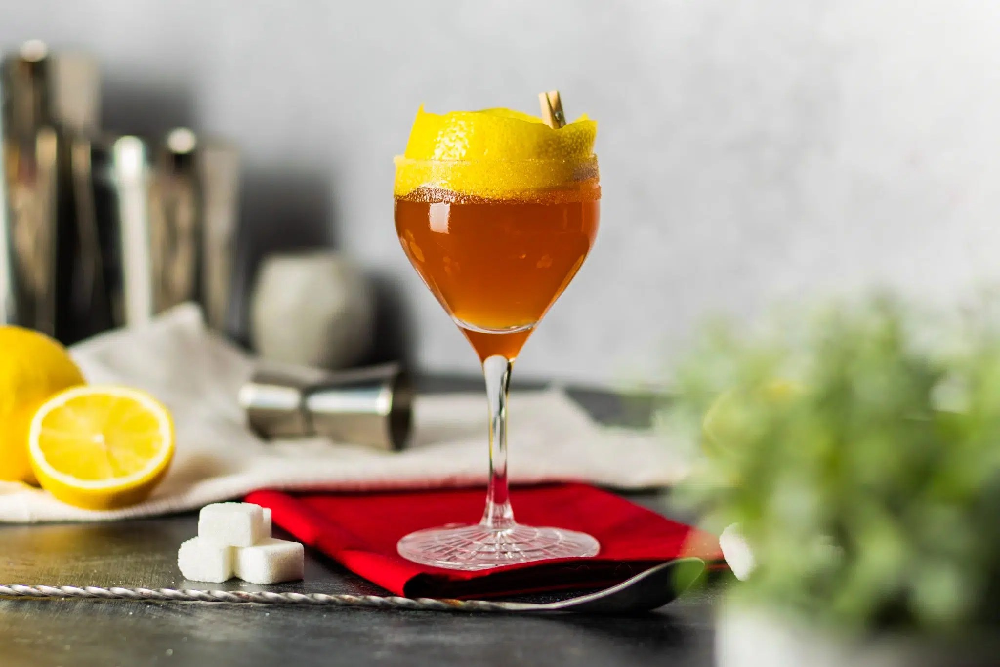 Brandy Crusta Cocktail Recipe by DrinksWorld