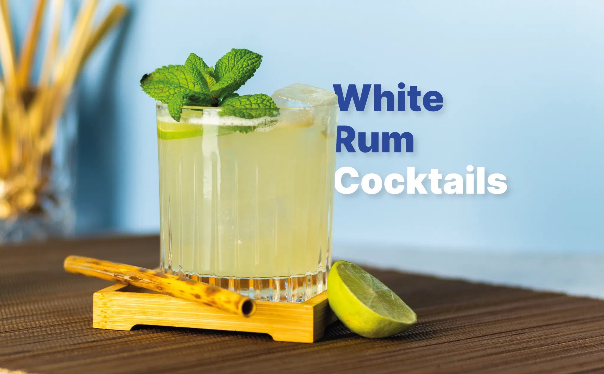 White Rum Cocktails Simple Light or Silver Rum Drinks DrinksWorld
