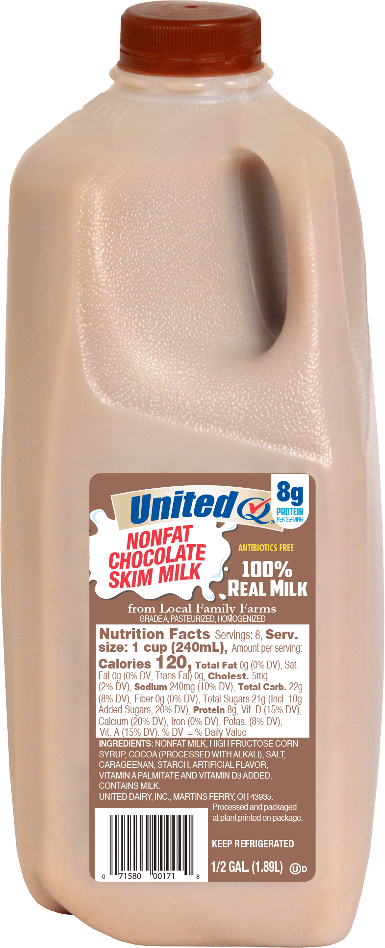 Nonfat Chocolate United Dairy