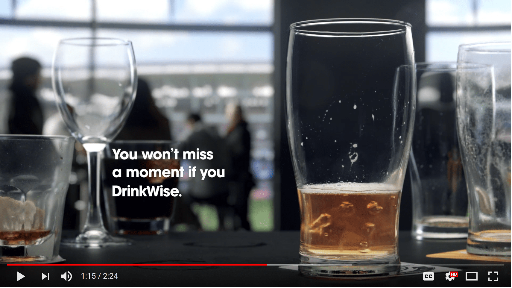 DrinkWise. You won’t miss a moment if you DrinkWise