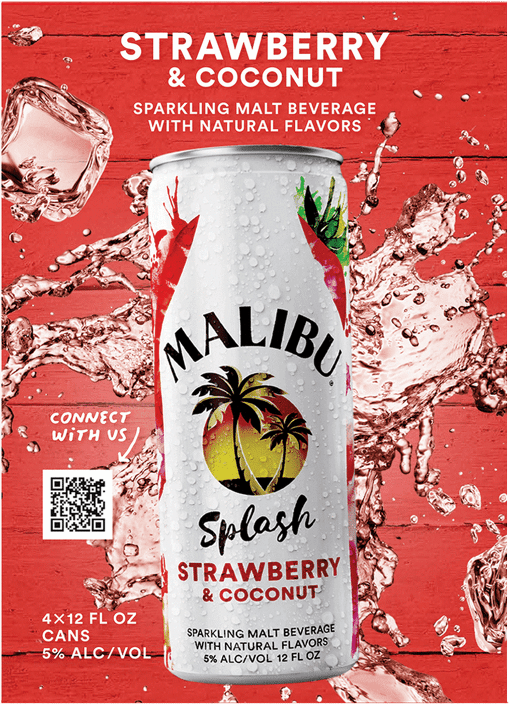 Malibu Splash Strawberry & Coconut Drinx Market