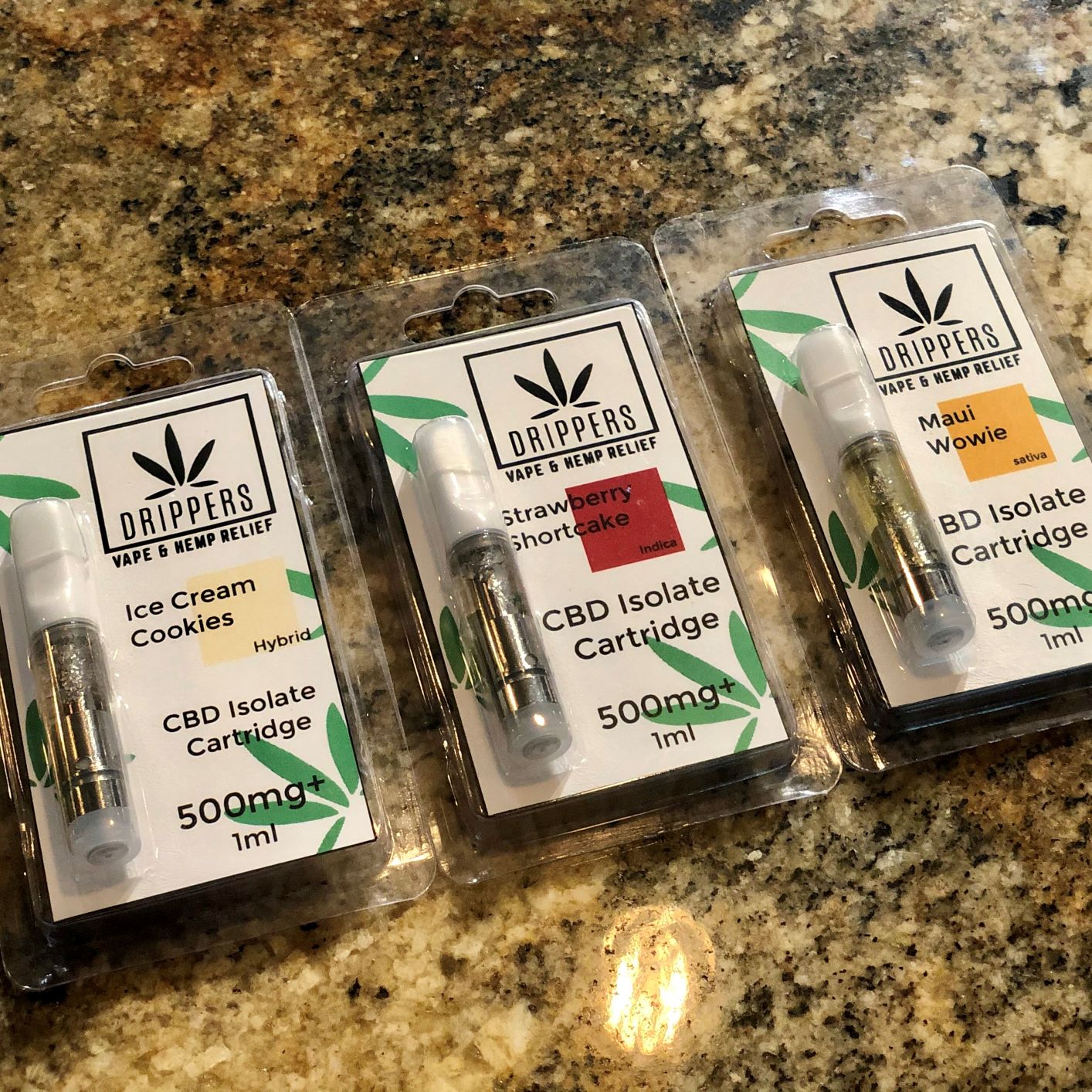 Isolate CBD Vape Cartridge Drippers Vape and Hemp