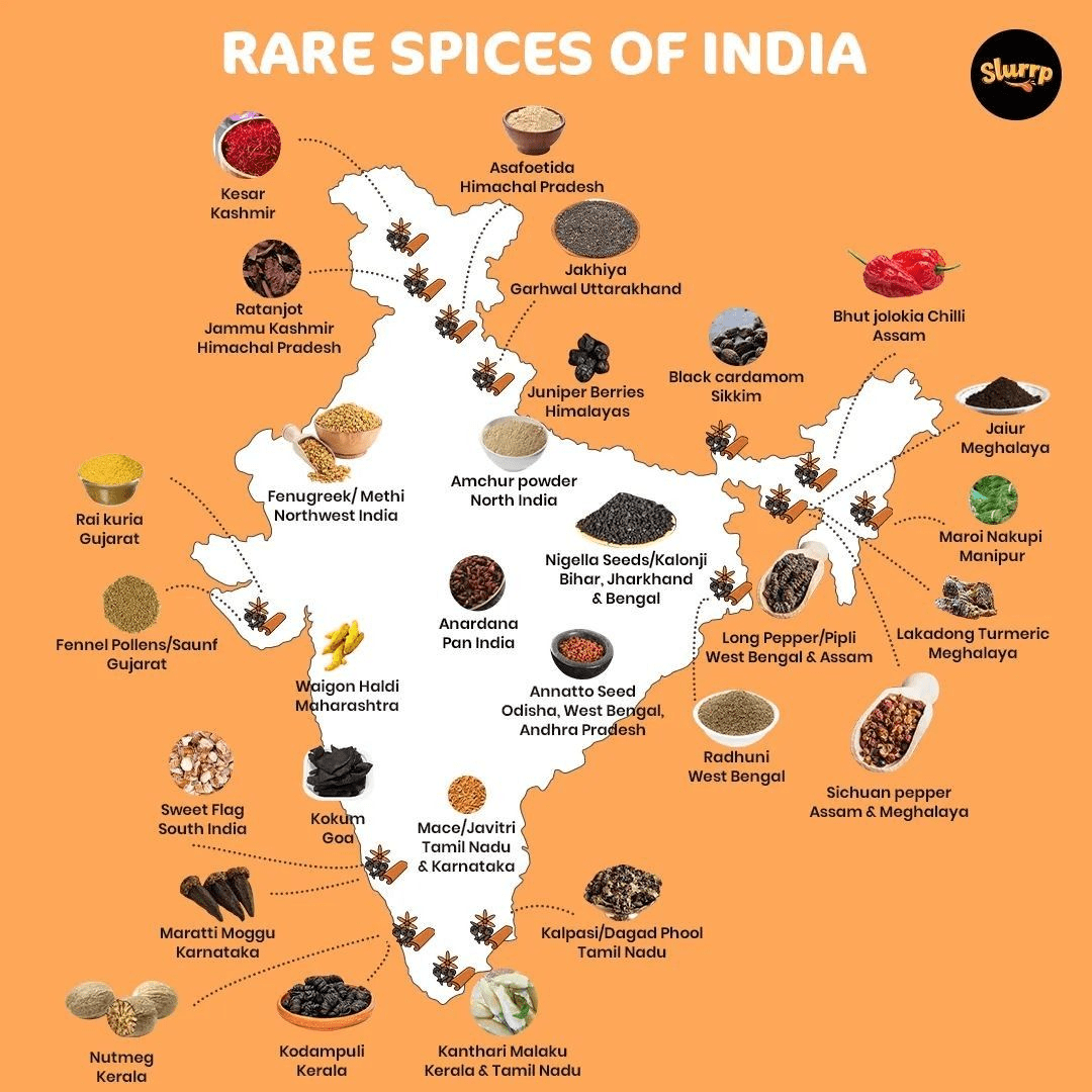 Journey of Spices in India