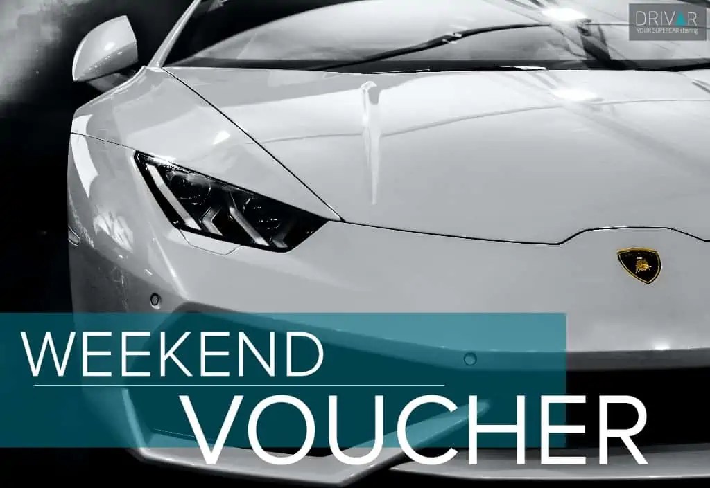 Huracan Weekend Rental Voucher Rent exotic, classic and