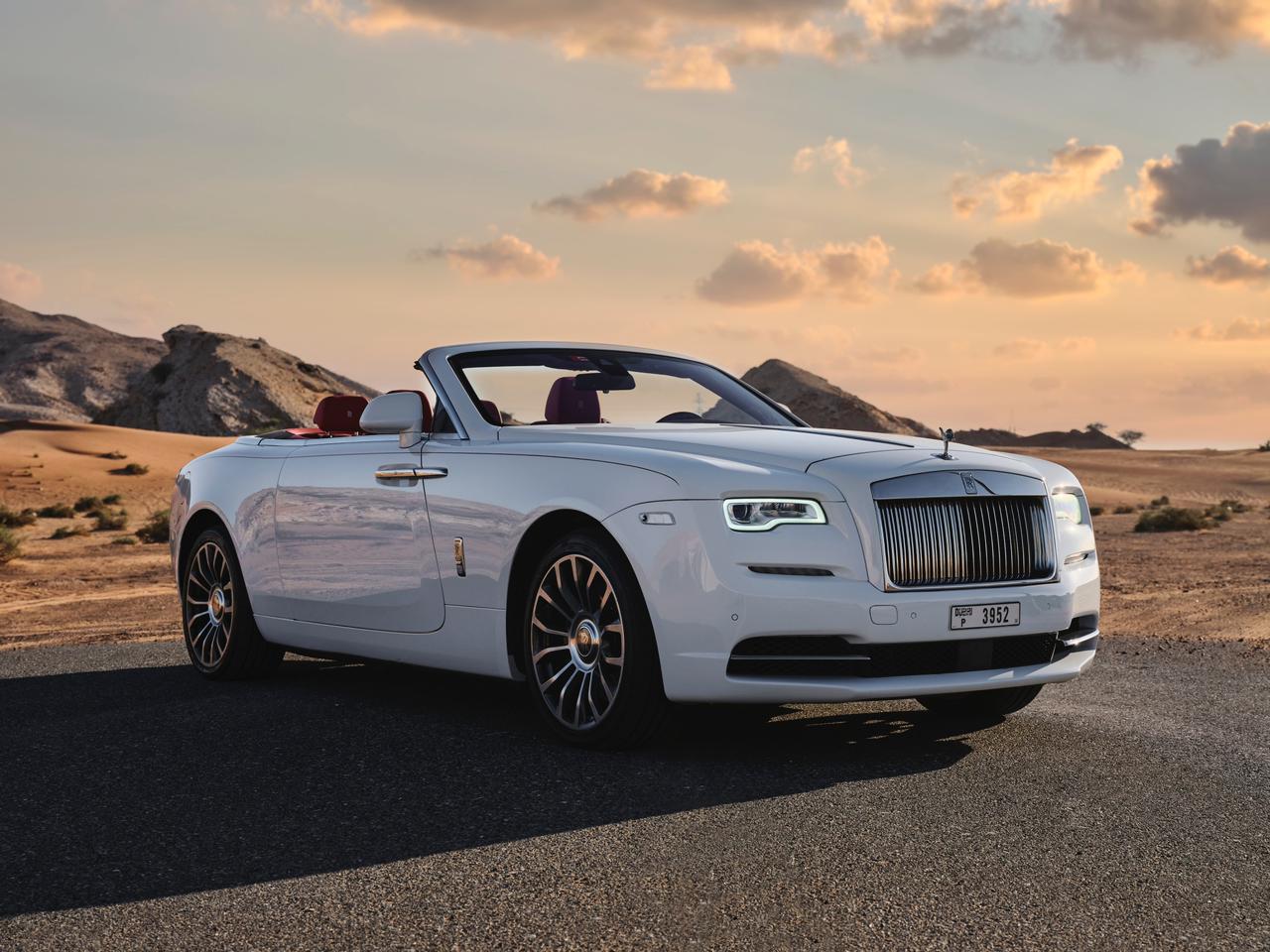 Rent a Rolls Royce Dawn Cabrio in Dubai Rent exotic, classic and