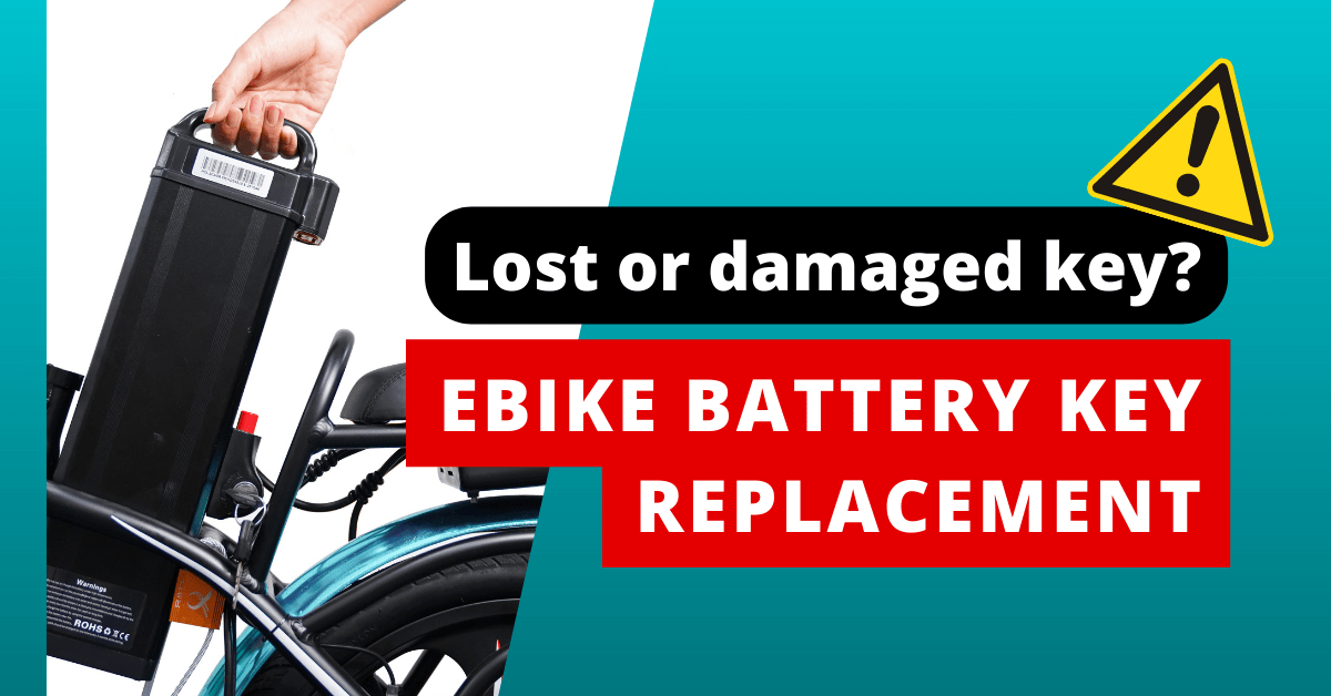 NEW SERVICE Ebike Battery Key Replacement DriveBikes