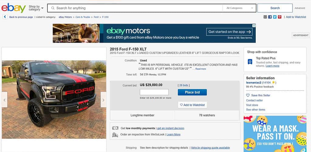 Can You Get Scammed Buying a Car on eBay? Driven Wheels