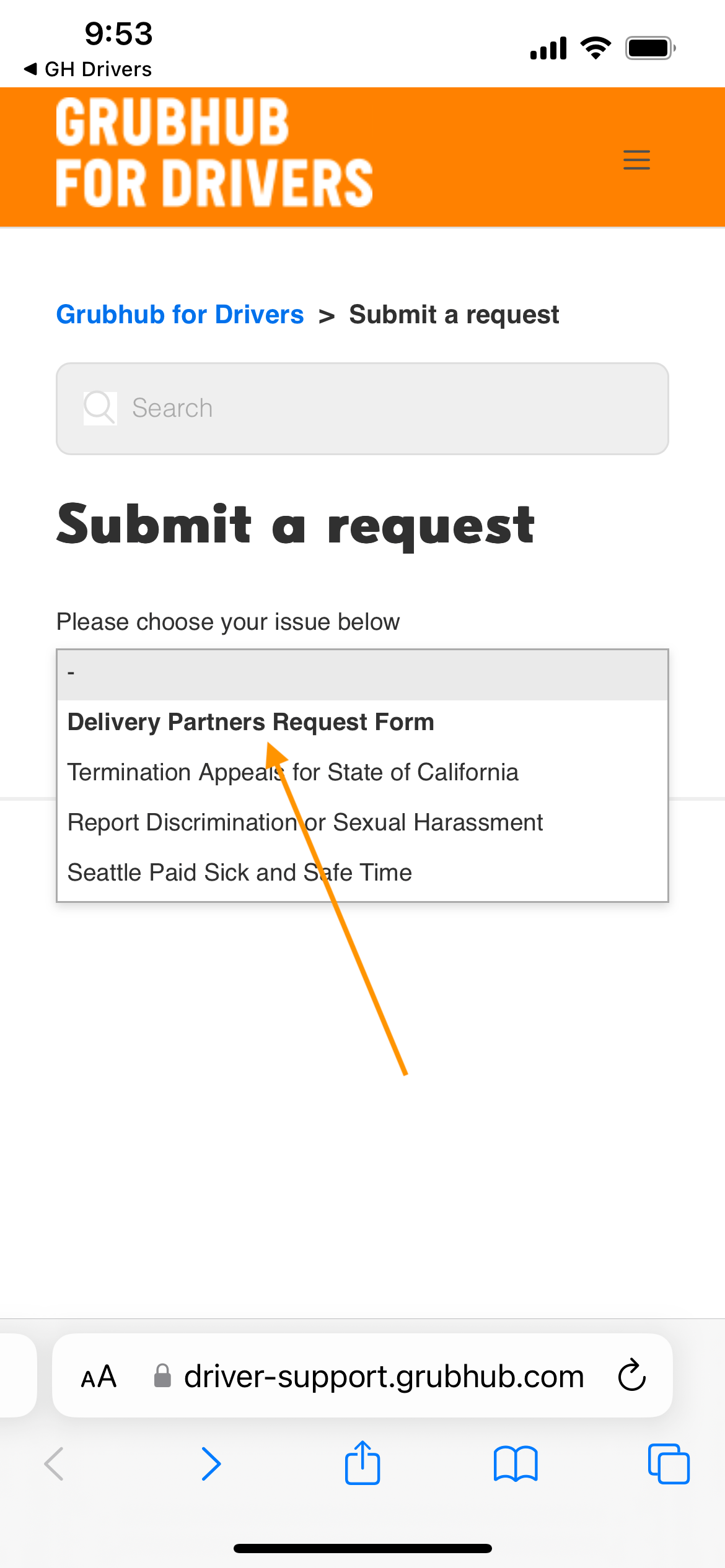 I’m trying to upload a picture of a document and I’m getting an error