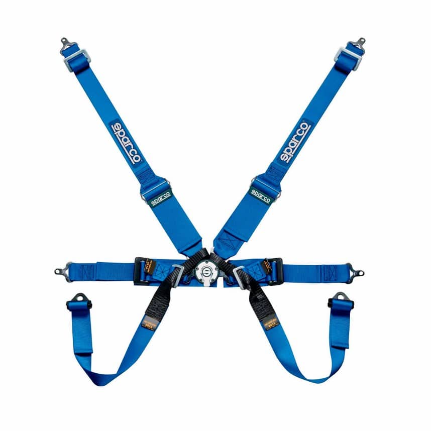 Sparco 6 Point HANS Racer Harness Available at Driver 61