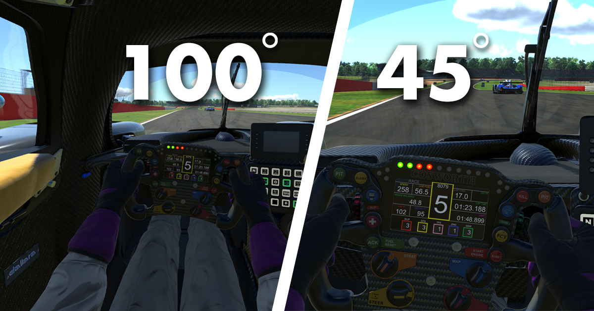 How To Set The Correct (FOV) Field Of View In IRacing