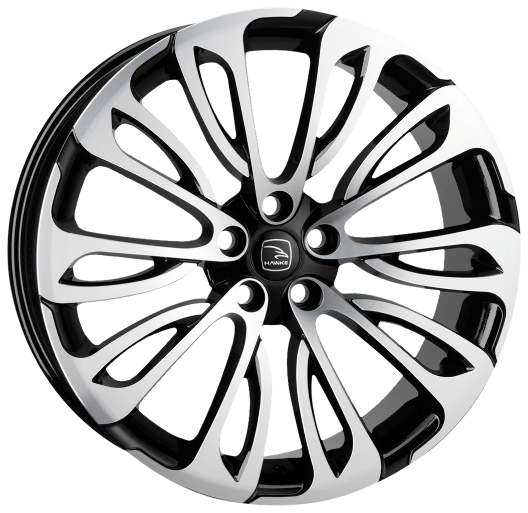 Hawke Halcyon Black Polish ALLOY WHEELS