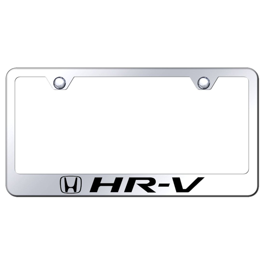 Honda HrV Mirrored Chrome Stainless Steel License Plate Frame eBay