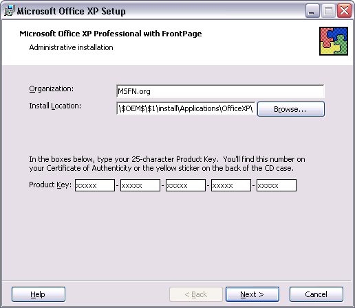 Office Product Xp Office Product Key