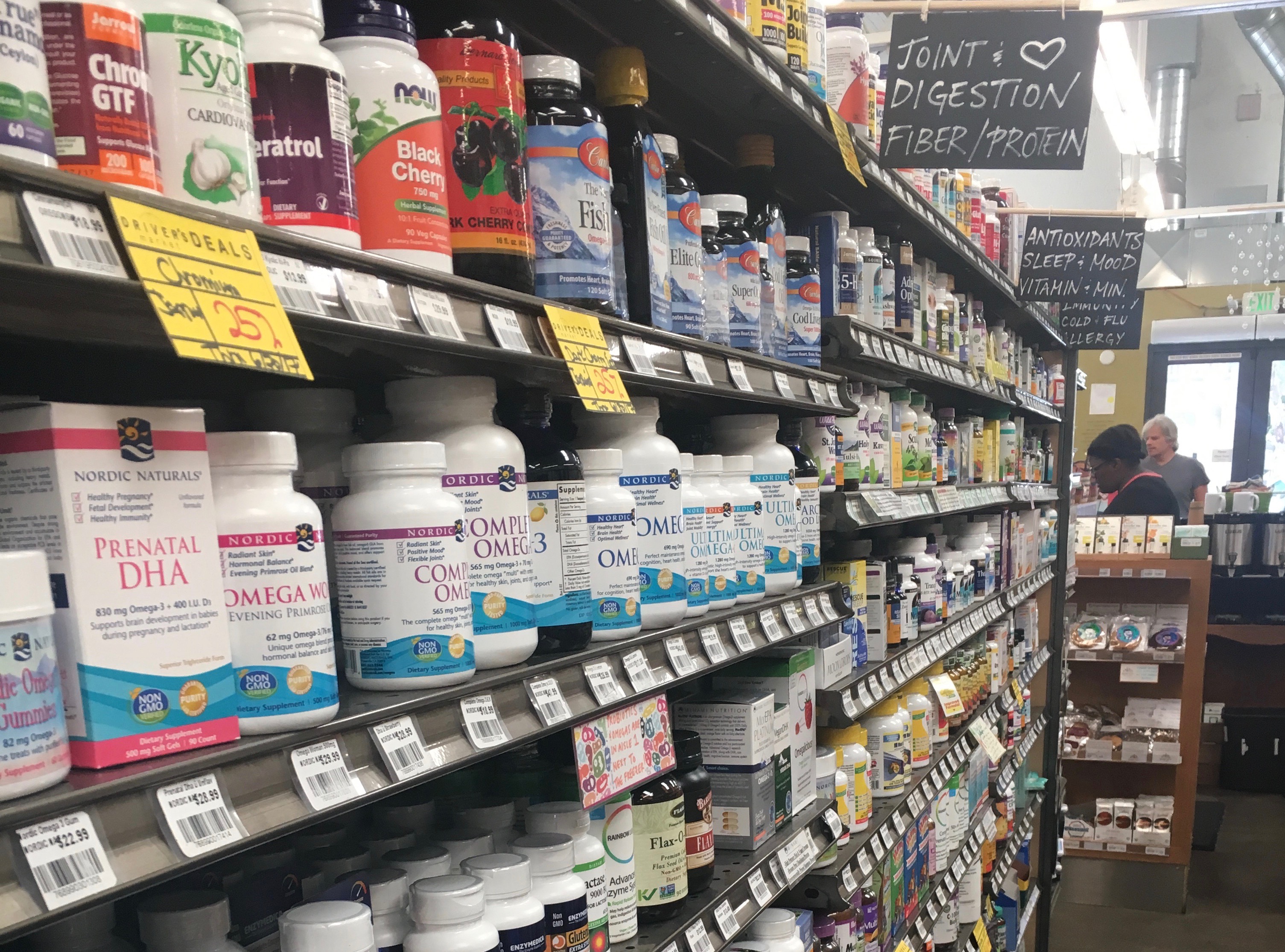 In the Supplement Aisle Driver's Market