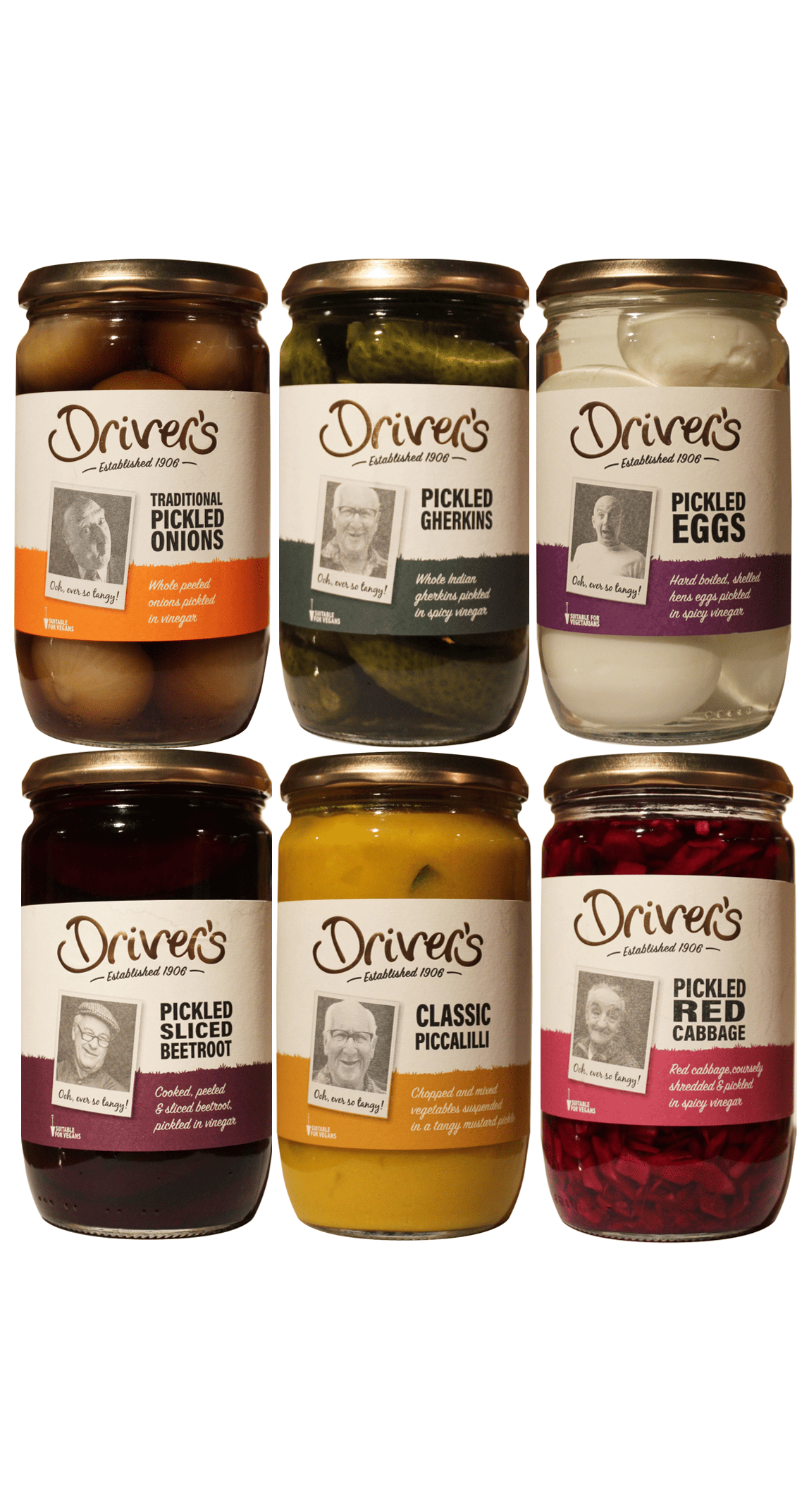 Chip Shop Style Pickled Onions (2.25kg) Drivers Pickles