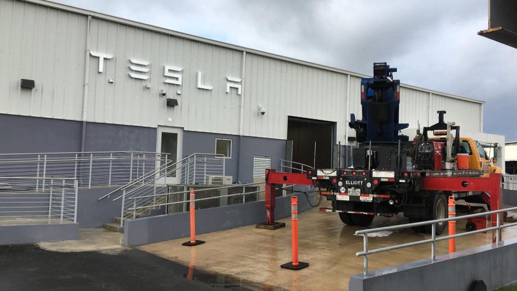 First Tesla Service Center and second Tesla Supercharger opens in