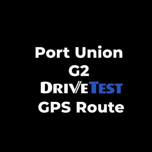 Port Union G2 Drive Test GPS Route