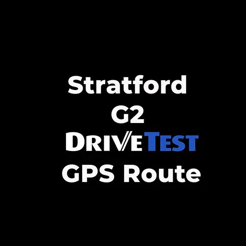 Stratford G2 Drive Test GPS Route