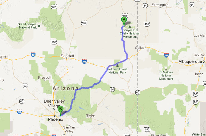 Million Dollar Highway Colorado Map Million Dollar Highway Day 3: Chinle To Scottsdale | Drivetofive
