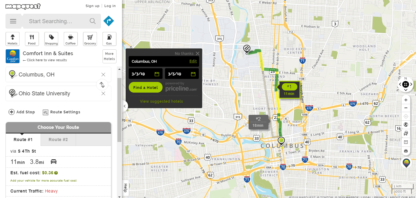 Driving Directions – Driving Directions Maps and Traffic