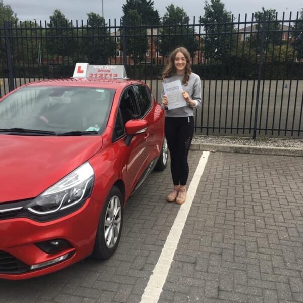 Ella Parry, Driving lessons Gloucester. John Lowe Driving.
