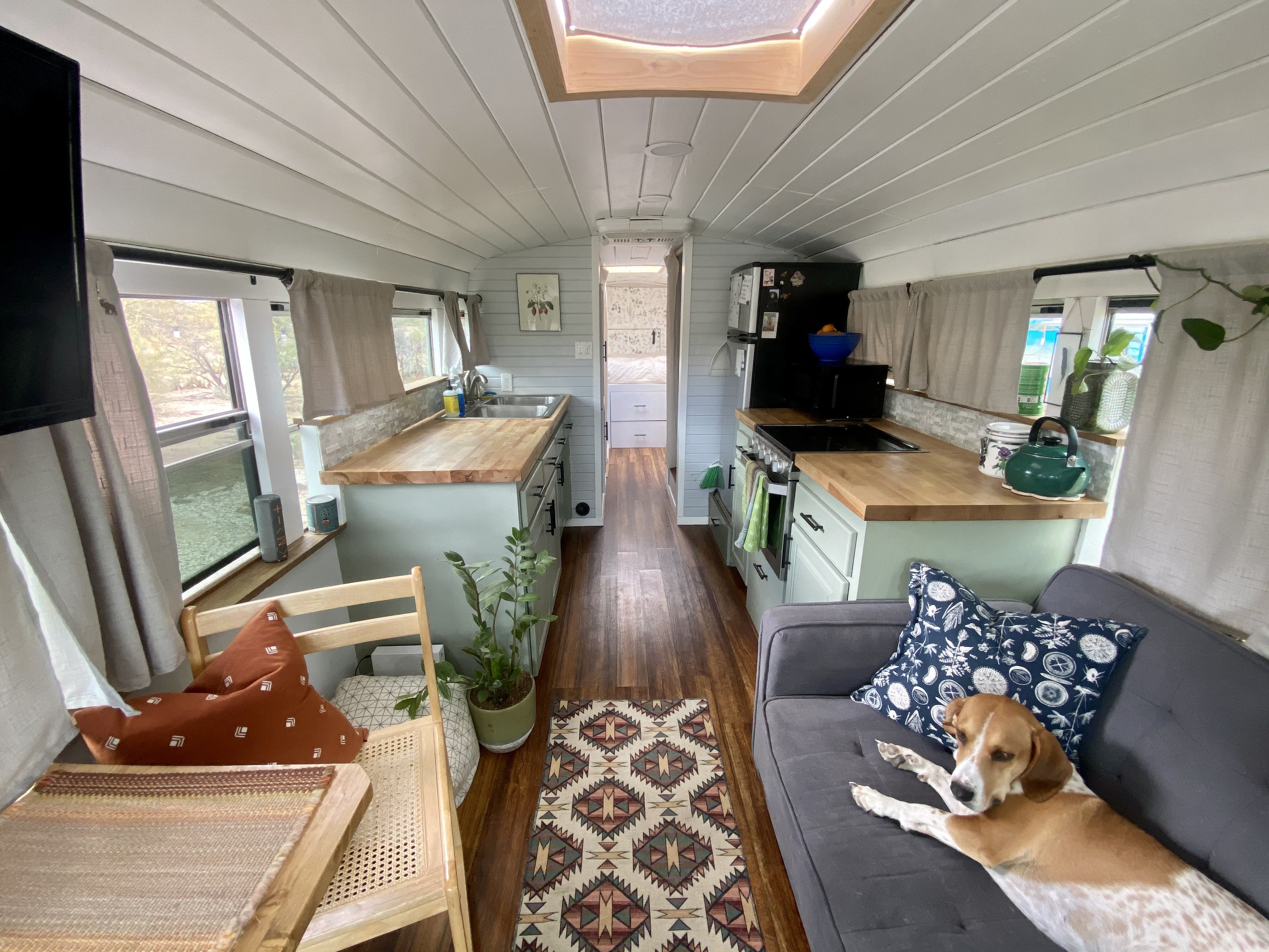 Camping in a School Bus, This RV Renovation Pushes the Limits Drivin