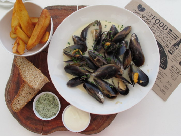 The Mussel Bar in Camps Bay Drizzle and Dip