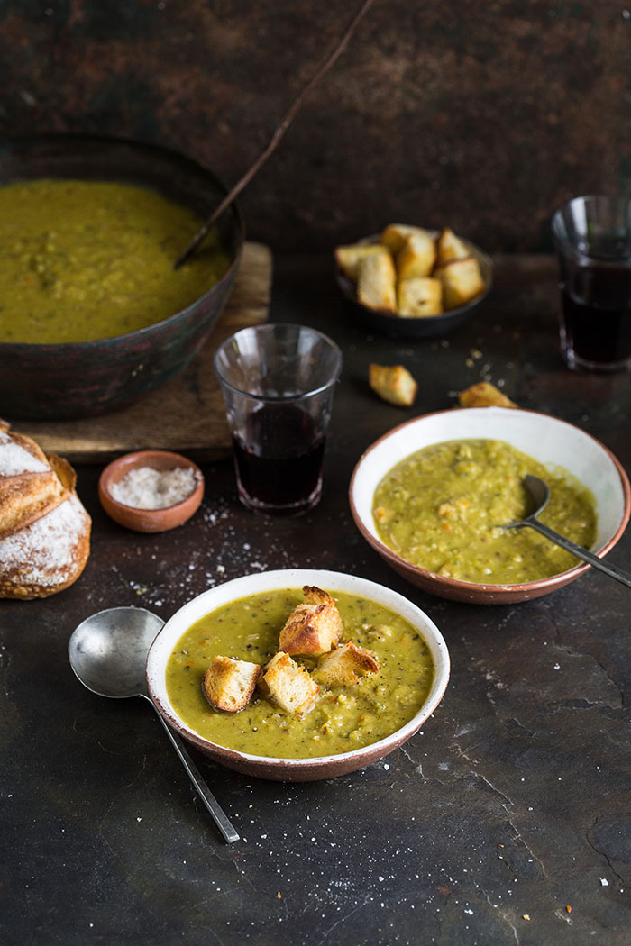 Split pea and ham hock soup recipe Drizzle and Dip