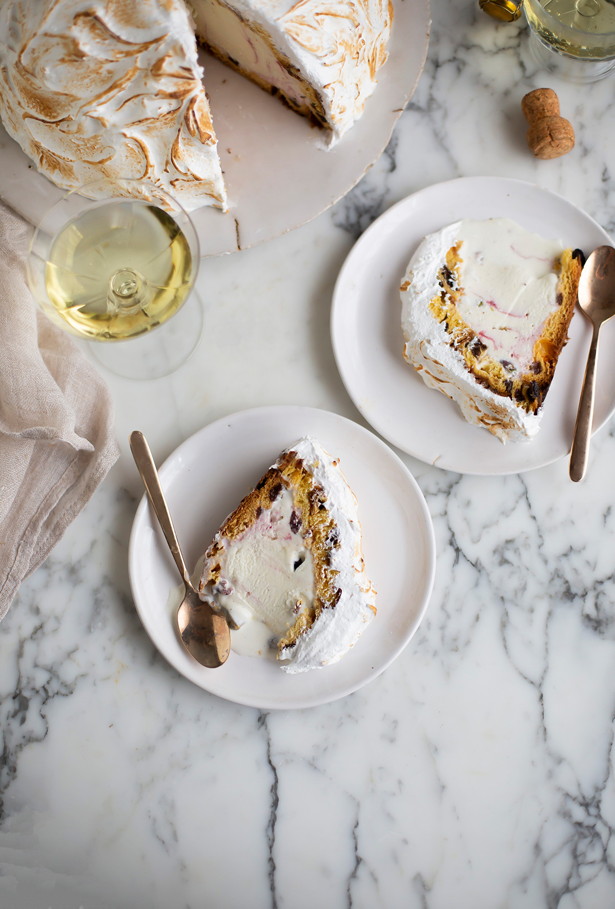 icecream bombe Alaska recipe Drizzle and Dip