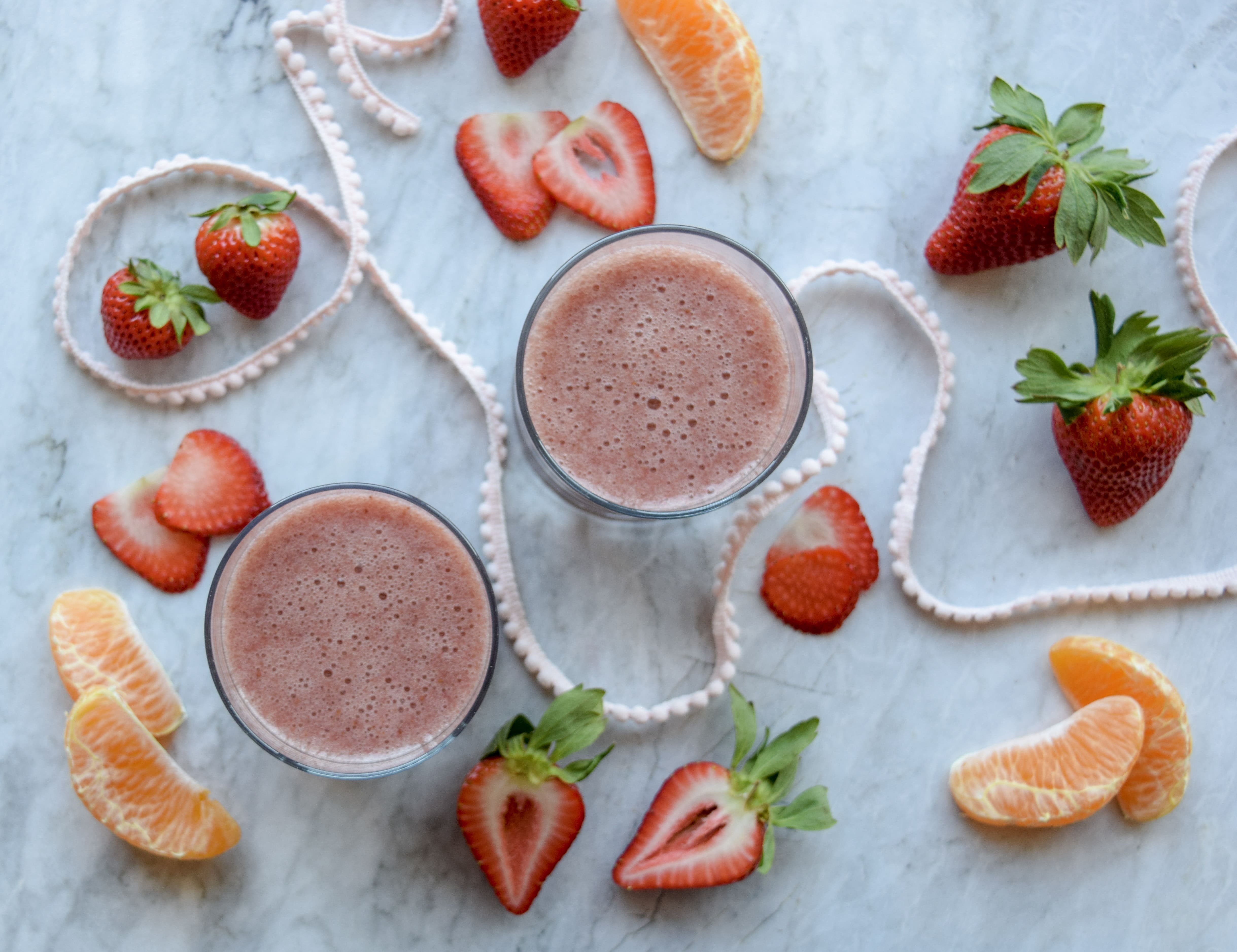 Strawberry Sunshine Smoothie Drizzle Kitchen
