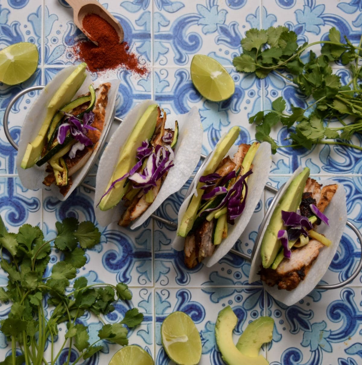 Jicama Wrapped Tacos Drizzle Kitchen