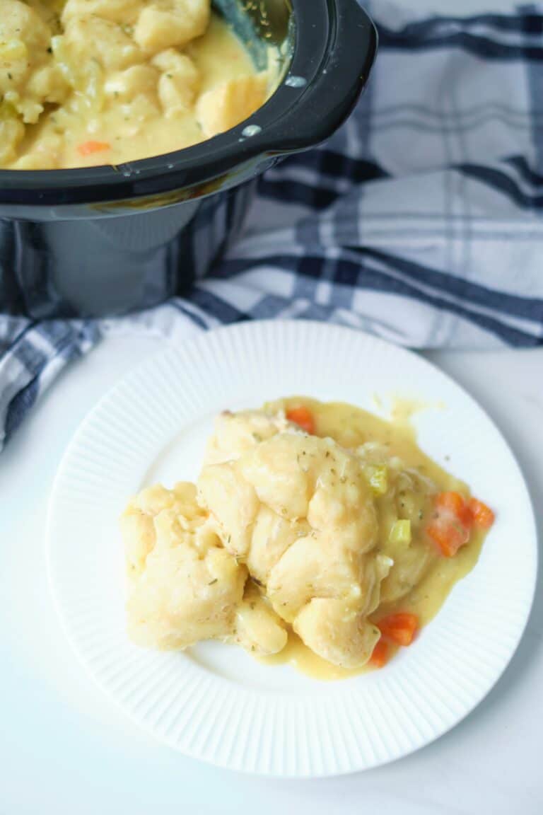 Slow cooker chicken & dumplings Drizzle Me Skinny!