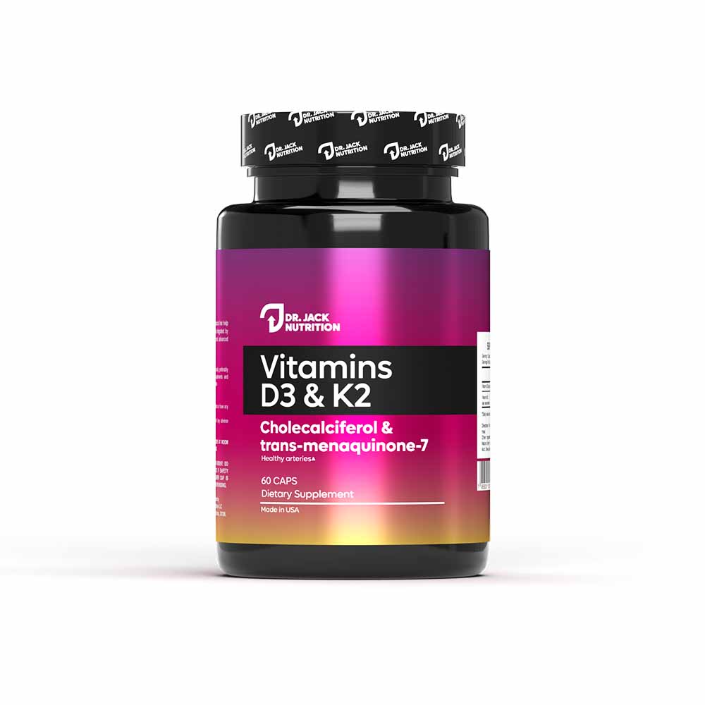 VITAMINS D3 & K2 Vitamins and Minerals Dr Jack Nutrition