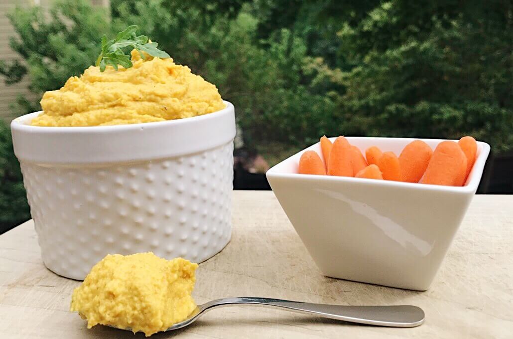 No Bean Turmeric Keto Hummus Recipe