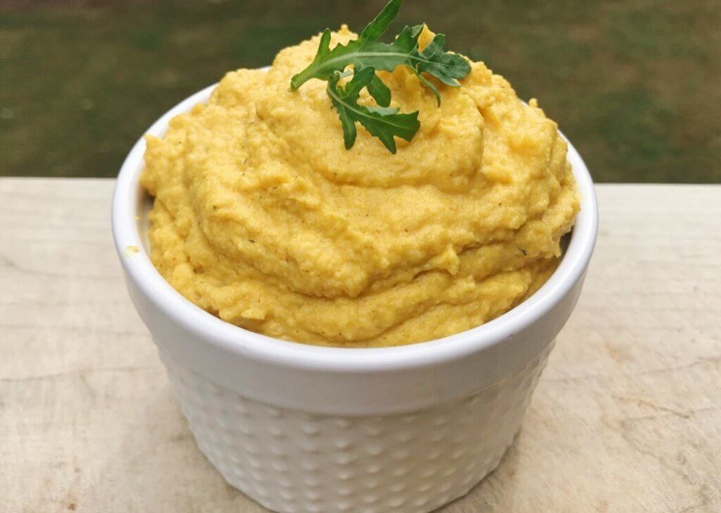No Bean Turmeric Keto Hummus Recipe