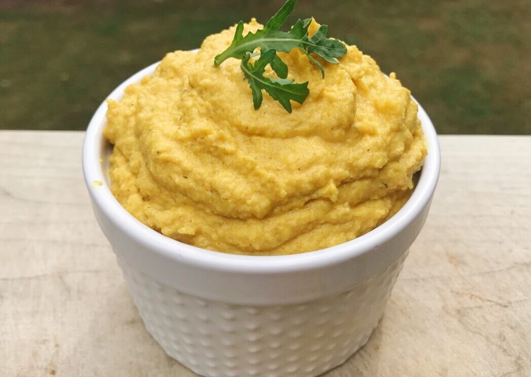 No Bean Turmeric Keto Hummus Recipe