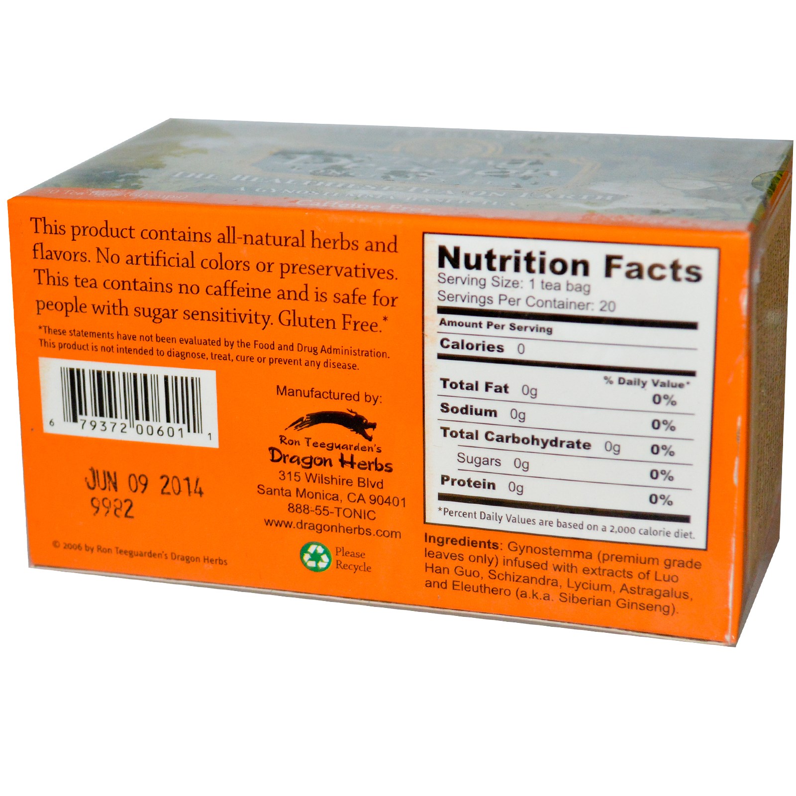 Dragon Herbs Spring Dragon Longevity Tea