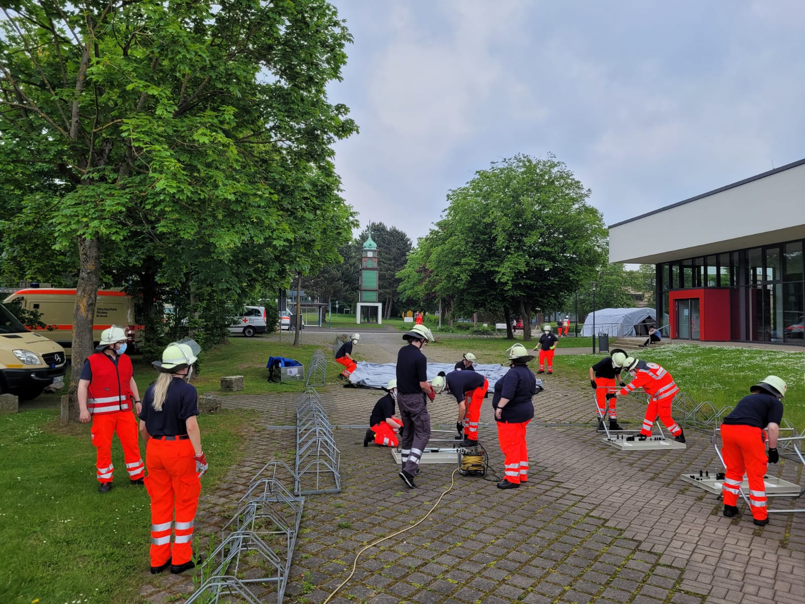 Katastrophenschutzübung DRK Ortsverein Vlotho e.V.