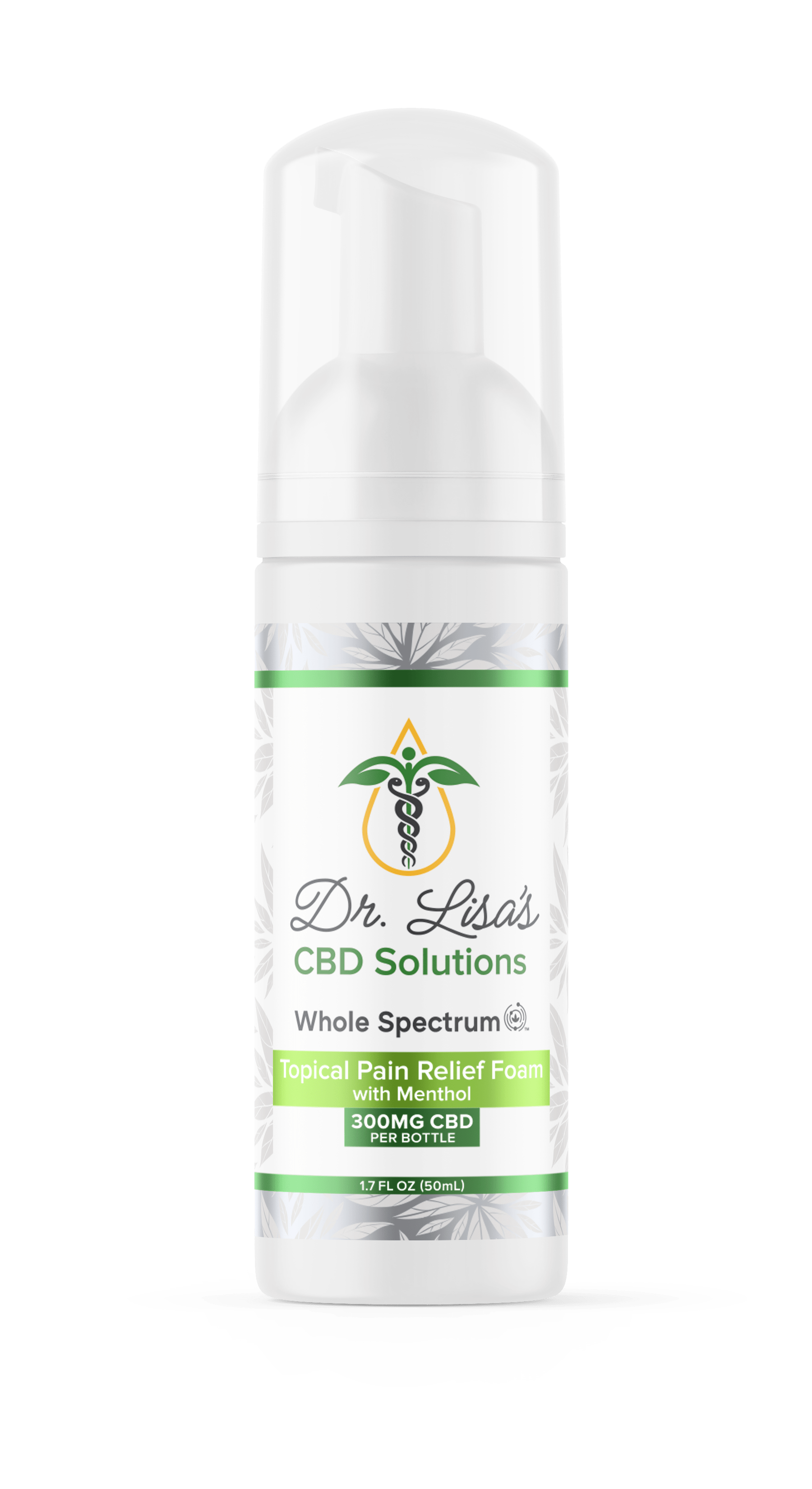 Topical Pain Relief Foam Dr. Lisa's CBD Solutions