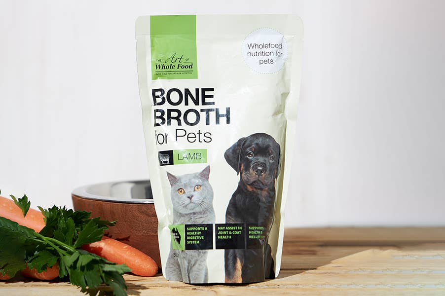 Lamb Bone Broth for Pets Dr Louisa Fenny