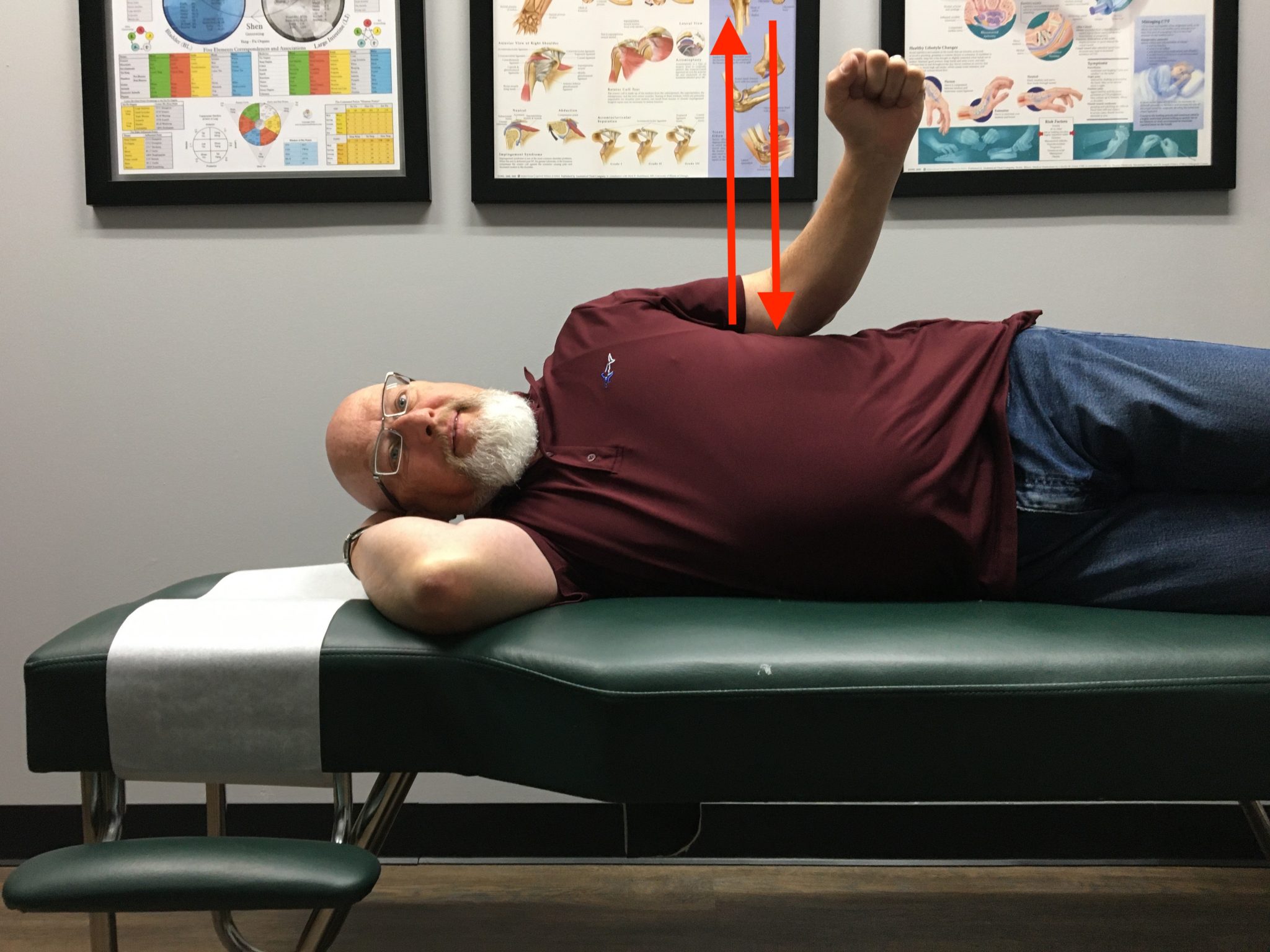 Shoulder Exercise Side Lying External Rotation Dr. Martin Schmaltz
