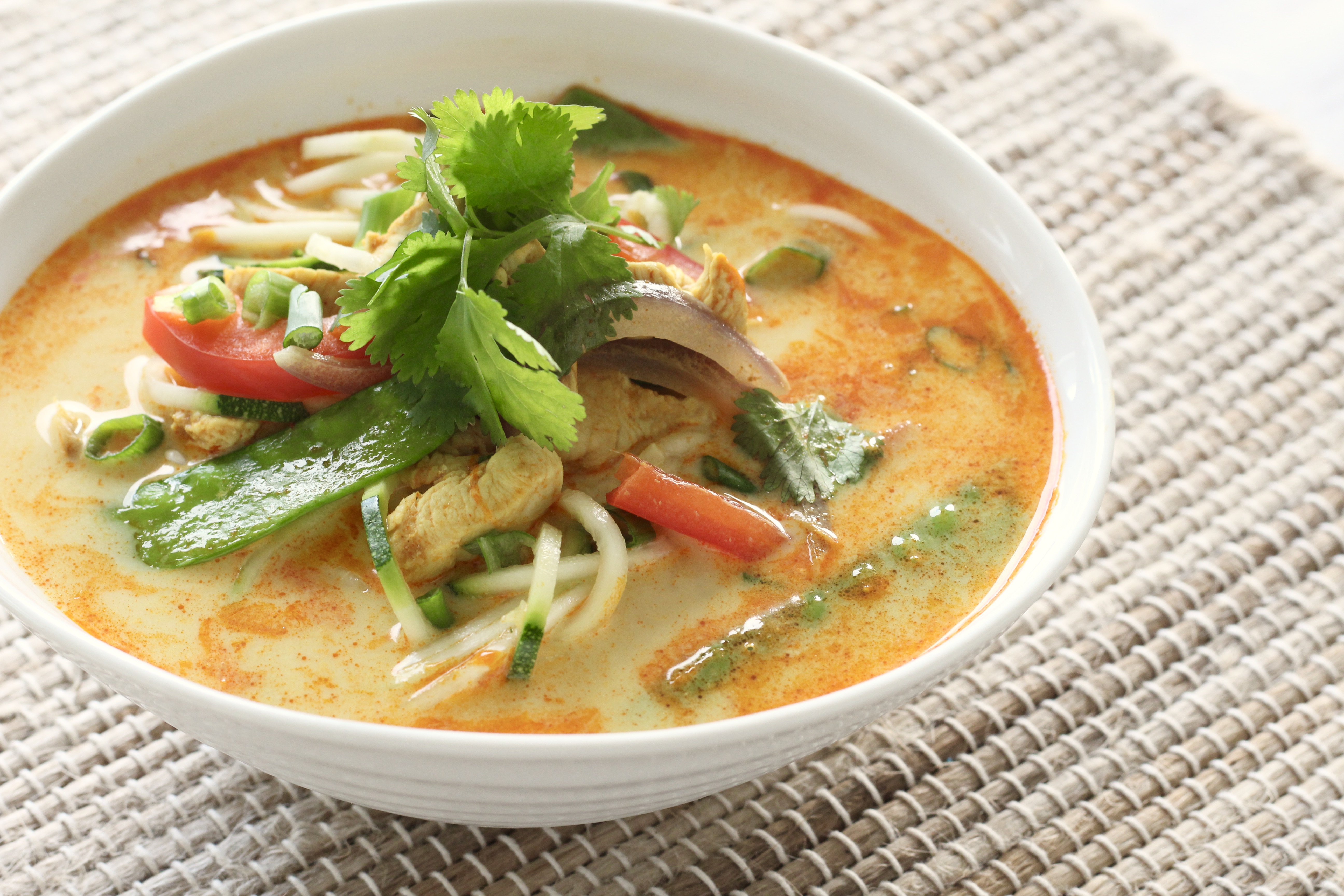 Thai Chicken Zoodle Soup