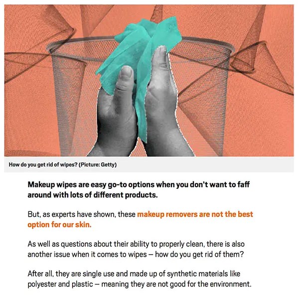 Dr Somji on how to dispose of makeup wipes Dr MediSpa Award Winning