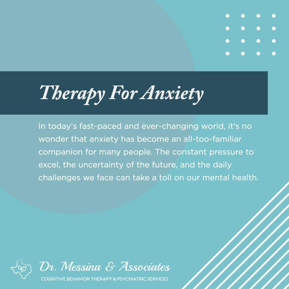 Therapy for Anxiety A Path to Inner Peace Dr. Messina & Associates