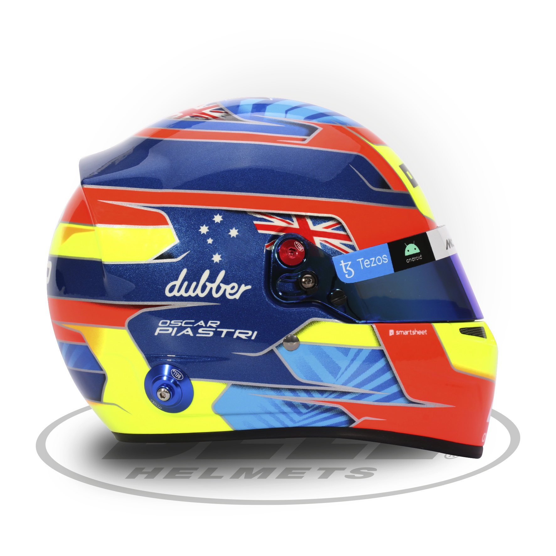 Oscar Piastri 2023 McLaren Bell 12 Helmet DRM Helmets