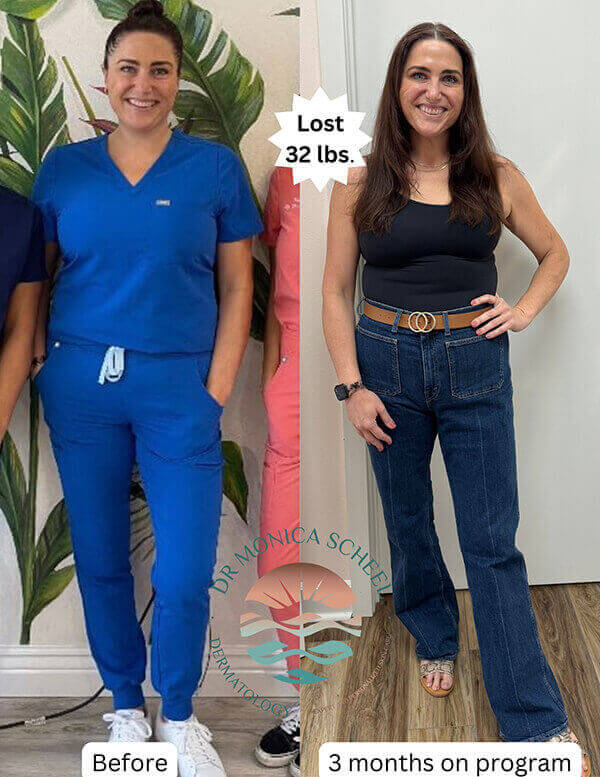 Semaglutide Rapid Weight loss Dr Monica Scheel Dermatology, Kailua