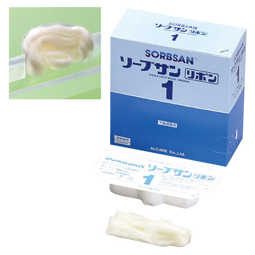 (23633100)ソーブサンリボン（1号）太 13501(5ﾎﾝｲﾘ) ｿｰﾌﾞｻﾝﾘﾎﾞﾝ(1ｺﾞｳ)ﾌﾄ(アルケア)【1箱単位